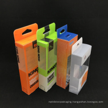 Wholesale  Custom printing  high quality transparent  plastic folding box packaging